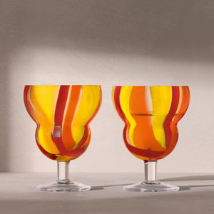 LSA Folk Water / Wine Glass 230ml Set of 2